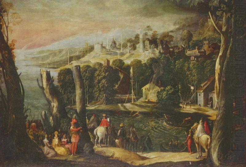 Landschaft mit Damen und Reitern, Pietro, Nicolo di